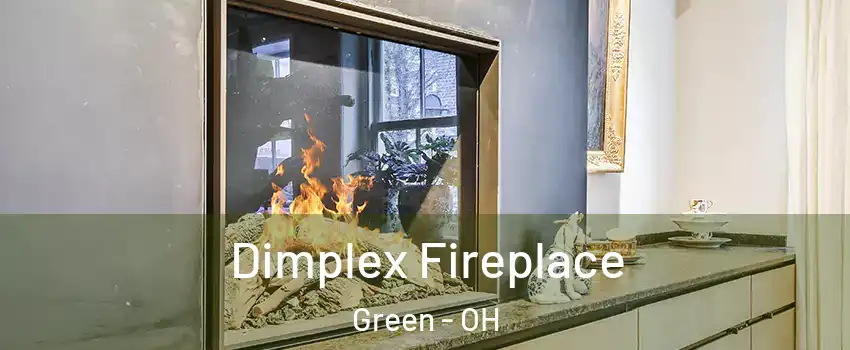  Dimplex Fireplace Green - OH