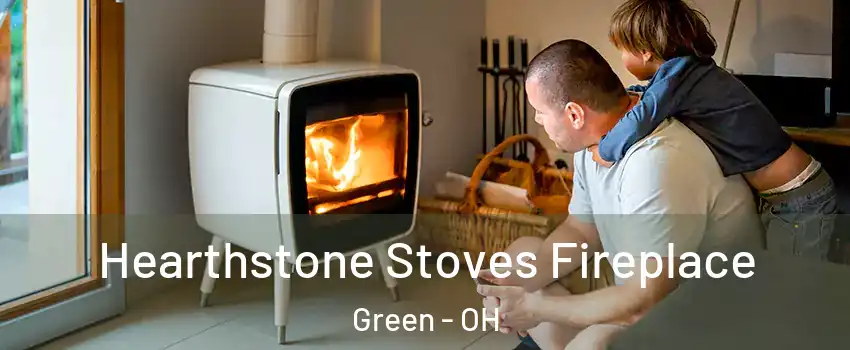  Hearthstone Stoves Fireplace Green - OH