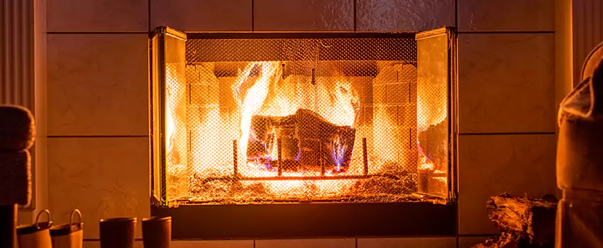 Mendota Hearth Landscape Fireplace Installation in Green, Ohio