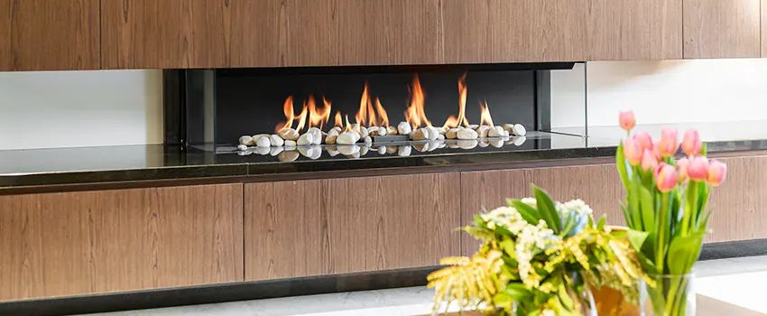 Double-height Fireplace Design Refurbishment in Green, Ohio