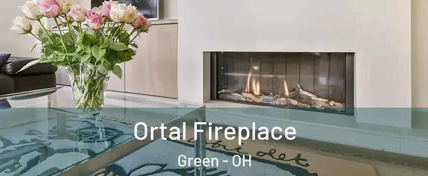 Ortal Fireplace Green - OH